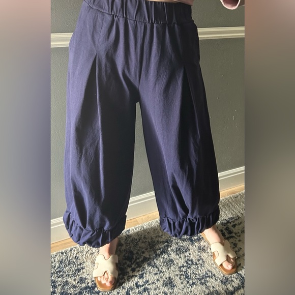 Free People Beach Cropped Wide Leg Pants - Picture 10 of 11